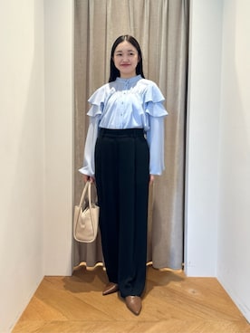 「EMMEL REFINES（エメルリファインズ）のアイテム」を使った、CHIHARAさん（レディース・159cm）の夏コーディネート