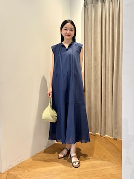 「EMMEL REFINES（エメルリファインズ）のアイテム」を使った、CHIHARAさん（レディース・159cm）の夏コーディネート