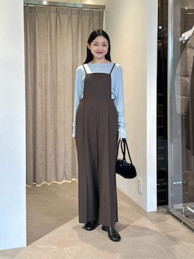 「EMMEL REFINES（エメルリファインズ）のアイテム」を使った、CHIHARAさん（レディース・159cm）の夏コーディネート