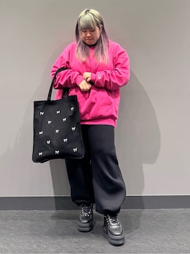 「cs T&P（シーエスティーアンドピー）のアイテム」を使った、seri102704さん（レディース・151cm）の冬コーディネート