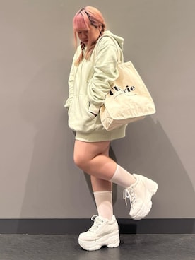 「cs T&P（シーエスティーアンドピー）のアイテム」を使った、seri102704さん（レディース・151cm）の春コーディネート