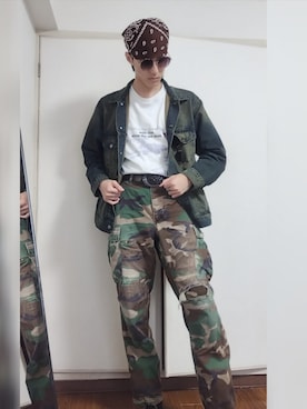 「MONO-MART（モノマート）のアイテム」を使った、shiryuさん（メンズ・183cm）の春コーディネート