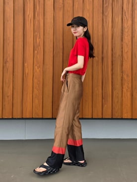 「LILY BROWN（リリーブラウン）のアイテム」を使った、ARINA / 杉本侑菜さん（レディース・163cm）の夏コーディネート