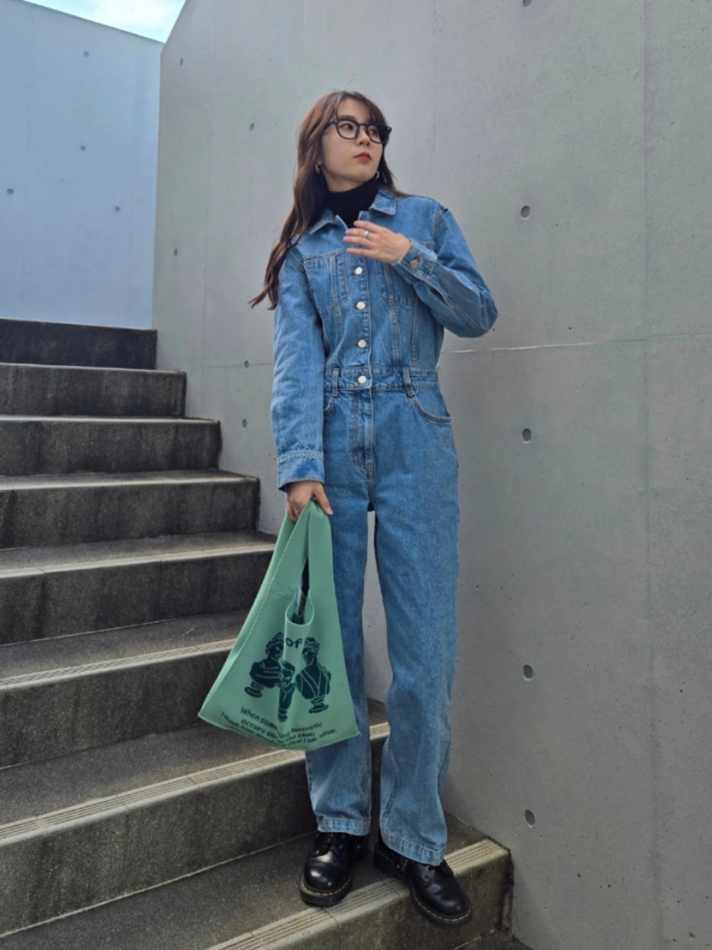 ZARA オールインワン　デニム ZARA - ZARA Z1975 ショートスリーブ デニム ジャンプスーツ M