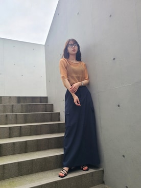 ARINA / 杉本侑菜さん（レディース・163cm）の夏コーディネート