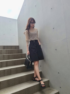 ARINA / 杉本侑菜さん（レディース・163cm）の夏コーディネート