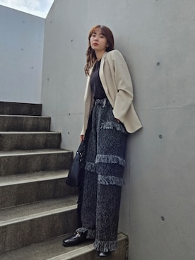 ARINA / 杉本侑菜さん（レディース・163cm）の秋コーディネート