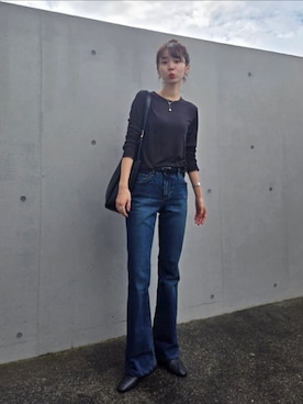 「アイテム（腕時計）」を使った、ARINA / 杉本侑菜さん（レディース・163cm）の秋コーディネート