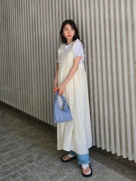 「Crisp（クリスプ）のアイテム（ワンピース/ドレス）」を使った、ARINA / 杉本侑菜さん（レディース・163cm）の春コーディネート