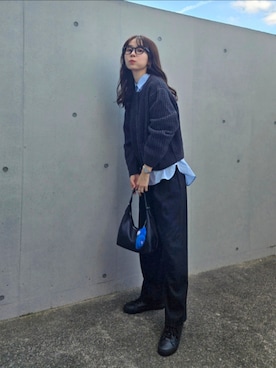 「Daniel Wellington（ダニエルウェリントン）のアイテム」を使った、ARINA / 杉本侑菜さん（レディース・163cm）の秋コーディネート