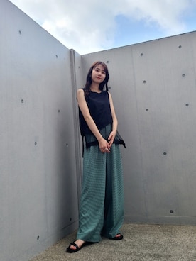 ARINA / 杉本侑菜さん（レディース・163cm）の夏コーディネート