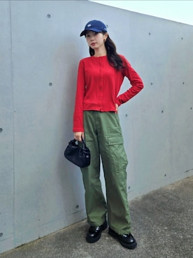 「レースアップシューズ」｜ARINA / 杉本侑菜さん（レディース・163cm）の春コーディネート