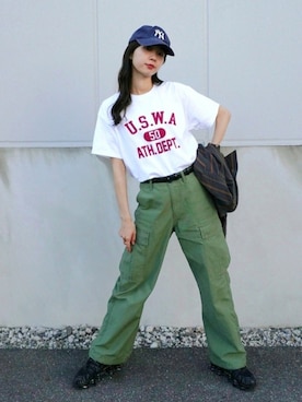 ARINA / 杉本侑菜さん(レディース・163cm)の春コーディネート