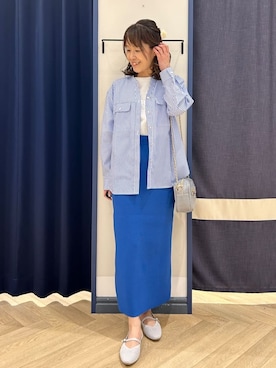 「Reflect（リフレクト）のアイテム（ジャケット/アウター）」を使った、Orikaさん（レディース・154cm）の春コーディネート