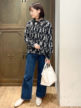 「COUP DE CHANCE（クードシャンス）のアイテム」を使った、yさん（レディース・155cm）の春コーディネート