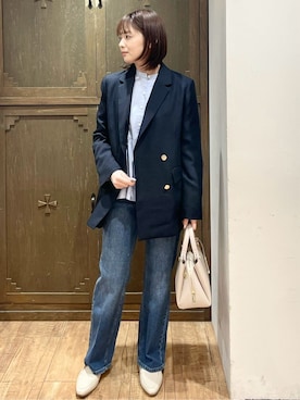 「UNTITLED（アンタイトル）のアイテム（ワンピース/ドレス）」を使った、yさん（レディース・155cm）の冬コーディネート