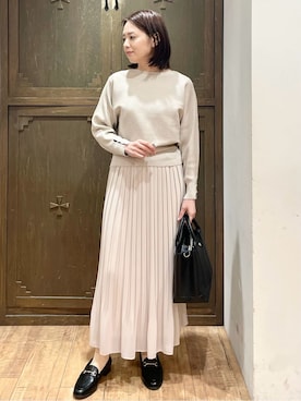 「Reflect（リフレクト）のアイテム（ワンピース/ドレス）」を使った、yさん（レディース・155cm）の冬コーディネート