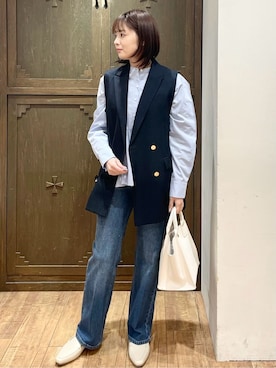 「HusHusH（ハッシュアッシュ）のアイテム」を使った、yさん（レディース・155cm）の春コーディネート