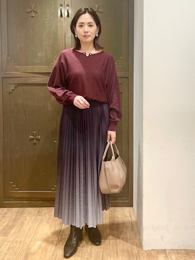 「index（インデックス）のアイテム」を使った、yさん（レディース・155cm）の秋コーディネート