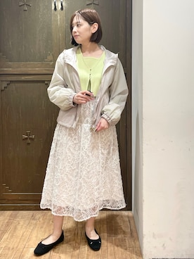 「index（インデックス）のアイテム（ブルゾン）」を使った、yさん（レディース・155cm）の春コーディネート
