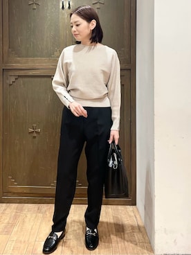 「index（インデックス）のアイテム（トップス）」を使った、yさん（レディース・155cm）の冬コーディネート