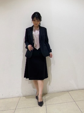 「UNTITLED（アンタイトル）のアイテム」を使った、watanabeさん（レディース・153cm）の春コーディネート