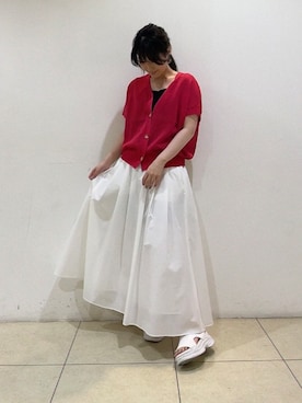 「INDIVI（インディヴィ）のアイテム」を使った、watanabeさん（レディース・153cm）の夏コーディネート