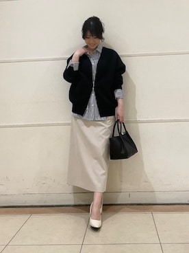 「SOUP（スープ）のアイテム」を使った、watanabeさん（レディース・153cm）の春コーディネート