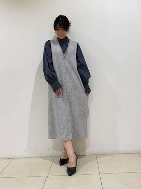 「UNTITLED（アンタイトル）のアイテム（ワンピース/ドレス）」を使った、watanabeさん（レディース・153cm）の春コーディネート