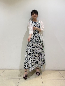 「UNTITLED（アンタイトル）のアイテム」を使った、watanabeさん（レディース・153cm）の夏コーディネート