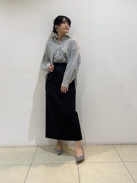 「INDIVI（インディヴィ）のアイテム」を使った、watanabeさん（レディース・153cm）の秋コーディネート