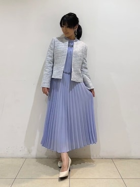 「UNTITLED（アンタイトル）のアイテム（ワンピース/ドレス）」を使った、watanabeさん（レディース・153cm）の冬コーディネート