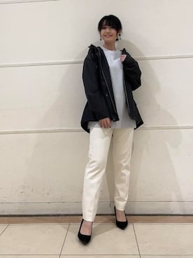 「UNTITLED（アンタイトル）のアイテム（ブルゾン）」を使った、watanabeさん（レディース・153cm）の冬コーディネート