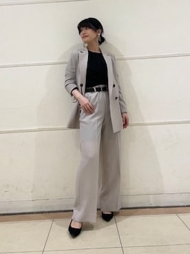 「Reflect（リフレクト）のアイテム」を使った、watanabeさん（レディース・153cm）の冬コーディネート
