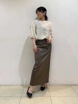 「UNTITLED（アンタイトル）のアイテム」を使った、watanabeさん（レディース・153cm）の秋コーディネート