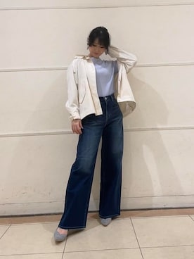 「SOUP（スープ）のアイテム」を使った、watanabeさん（レディース・153cm）の春コーディネート