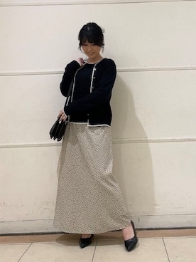 「grove（グローブ）のアイテム」を使った、watanabeさん（レディース・153cm）の冬コーディネート