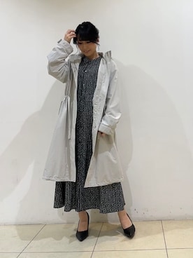 「アイテム（モッズコート）」を使った、watanabeさん（レディース・153cm）の冬コーディネート