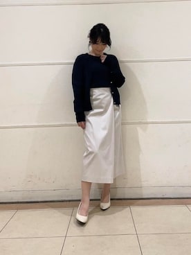 「SOUP（スープ）のアイテム（トップス）」を使った、watanabeさん（レディース・153cm）の冬コーディネート