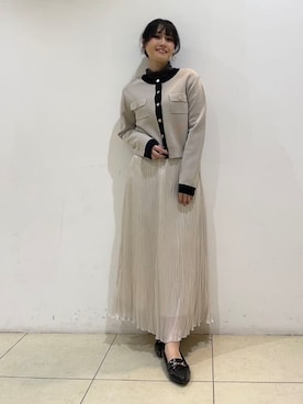 「UNTITLED（アンタイトル）のアイテム」を使った、watanabeさん（レディース・153cm）の冬コーディネート