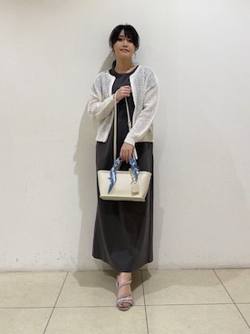 「UNTITLED（アンタイトル）のアイテム」を使った、watanabeさん（レディース・153cm）の夏コーディネート