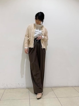 「MINIMUM（ミニマム）のアイテム」を使った、watanabeさん（レディース・153cm）の冬コーディネート