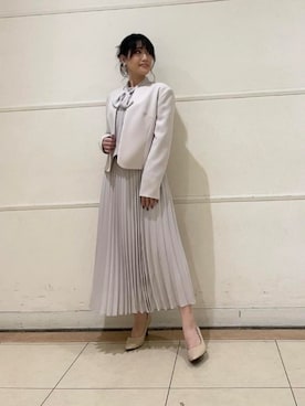 「UNTITLED（アンタイトル）のアイテム（ワンピース/ドレス）」を使った、watanabeさん（レディース・153cm）の冬コーディネート