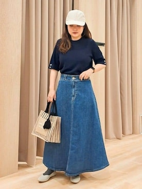 「SOMETHING（サムシング）のアイテム」を使った、ふるさん（レディース・157cm）の春コーディネート