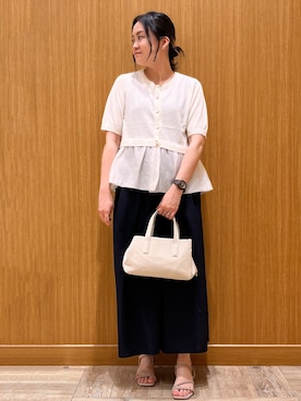 「index（インデックス）のアイテム」を使った、aさん（レディース・160cm）の夏コーディネート