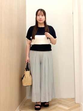 「grove（グローブ）のアイテム」を使った、akariさん（レディース・158cm）の夏コーディネート