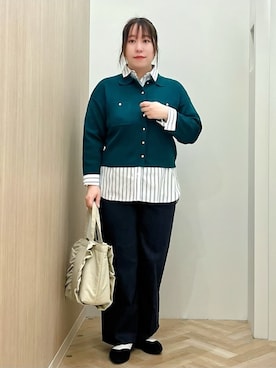 「Airpapel（エアパペル）のアイテム」を使った、akariさん（レディース・158cm）の春コーディネート