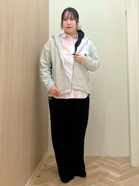 「grove（グローブ）のアイテム（パンツ）」を使った、akariさん（レディース・158cm）の冬コーディネート