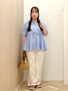 「grove（グローブ）のアイテム」を使った、akariさん（レディース・158cm）の夏コーディネート