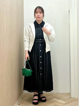 「grove（グローブ）のアイテム」を使った、akariさん（レディース・158cm）の春コーディネート